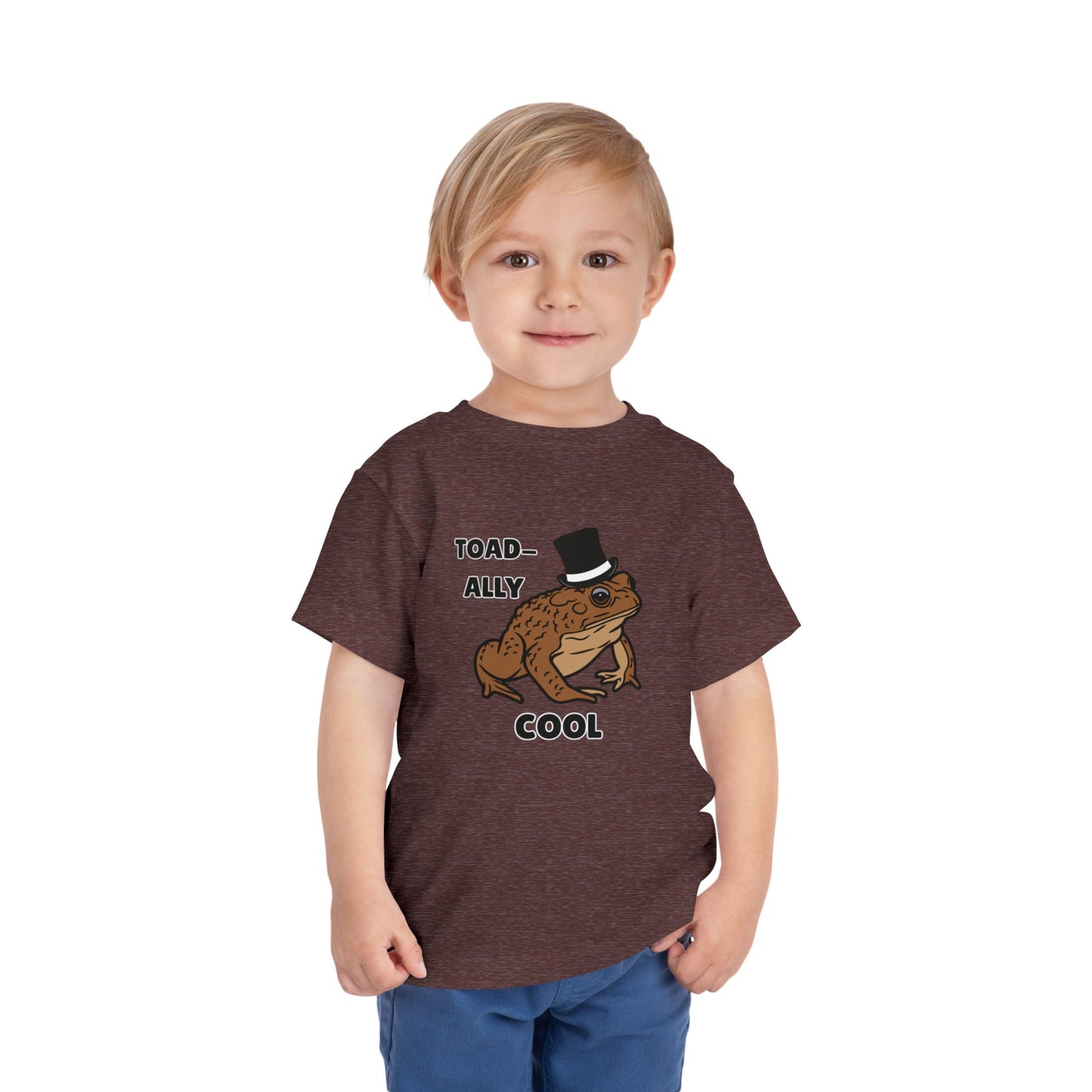 Toddler Sizes: Toad-ally Cool Toad Toddler Tee, Cute Kids Apparel, Fun T-Shirt for Birthdays, Gifts for Animal Lovers, Playful Summer Clothing
