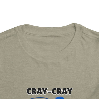 Toddler Sizes: Cray Cray All Day Crayfish Mini Lobster T-Shirt, Cray Cray All Day Tee, Blue Crayfish, Cute Kids Shirt, Funny Summer Shirt, Nautical Ocean Party Outfit, Gift for Little Ones