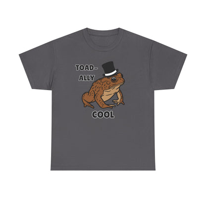 Adult Sizes: Toadally Cool Toad and Frog Tee, Unisex Cotton Shirt, Funny Frog Clothing, Gift for Nature Lovers, Casual Wear for Any Occasion
