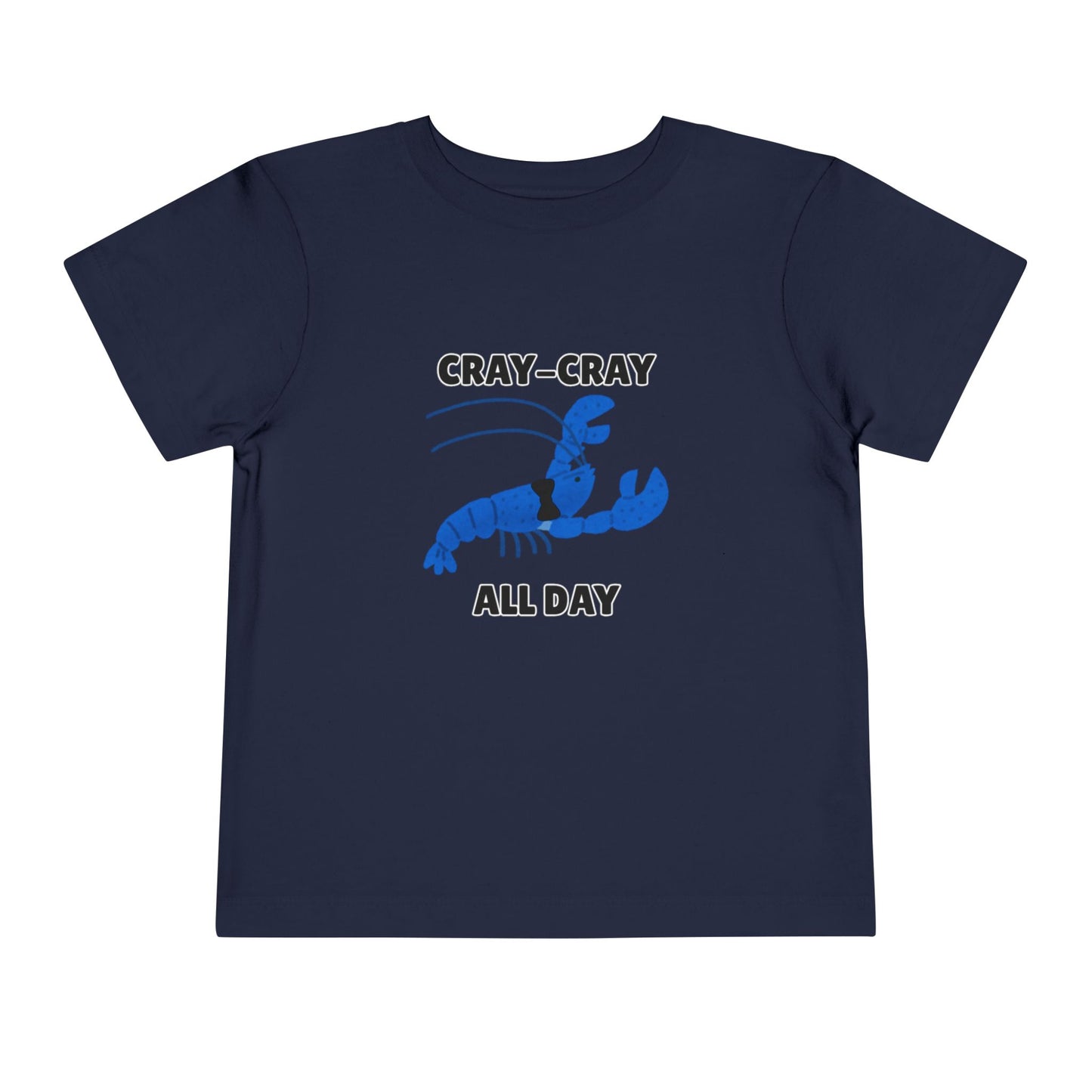 Toddler Sizes: Cray Cray All Day Crayfish Mini Lobster T-Shirt, Cray Cray All Day Tee, Blue Crayfish, Cute Kids Shirt, Funny Summer Shirt, Nautical Ocean Party Outfit, Gift for Little Ones