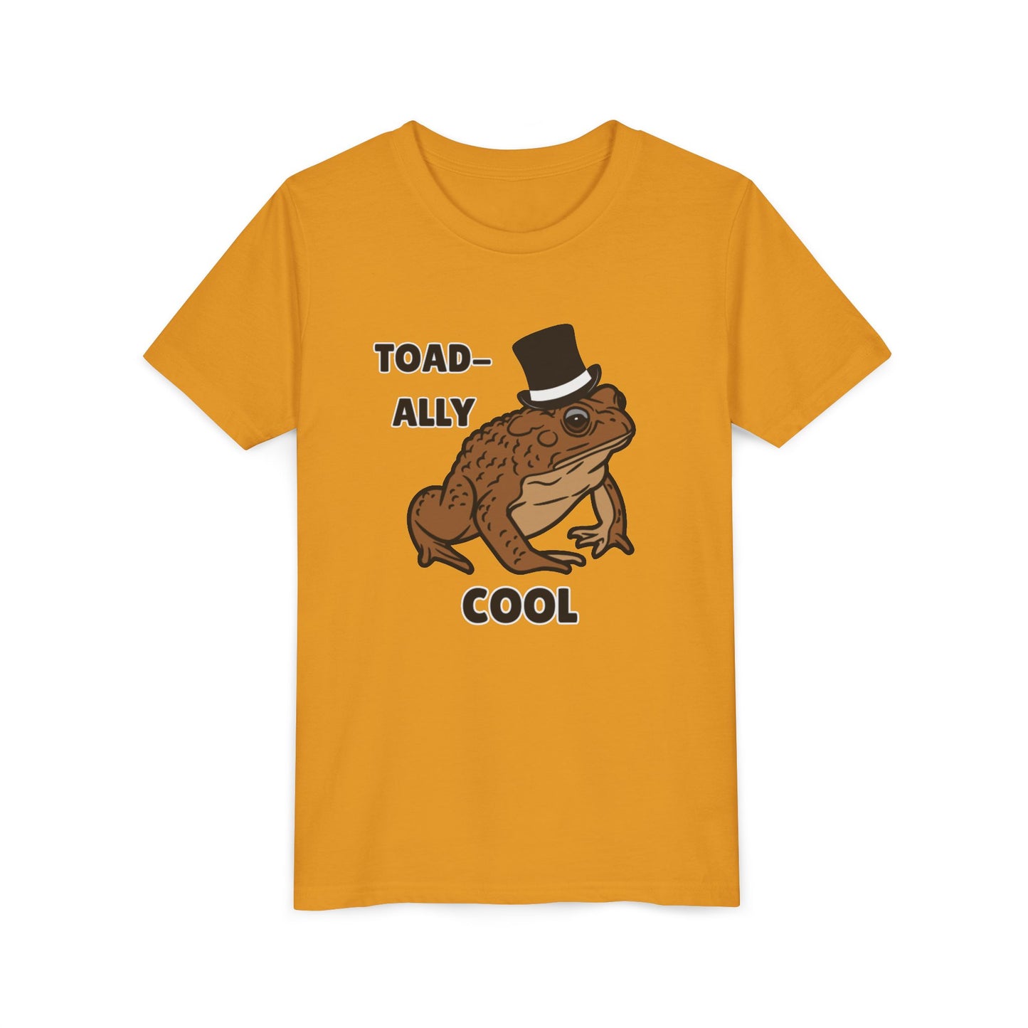 Toad-ally Cool Toad Youth Tee - Fun Frog Design Shirt for Kids, Funny Toad T-Shirt