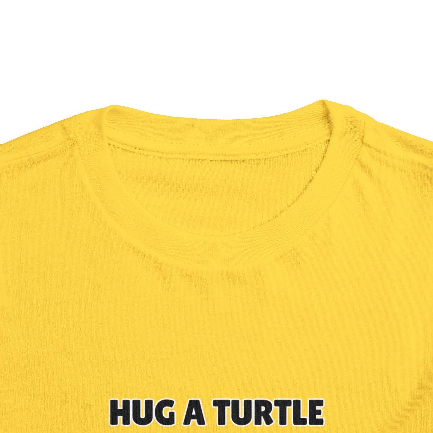 Toddler Sizes: Hug a Turtle Short Sleeve Tee - Hug a Turtle, Cute Kids Shirt, Funny Animal Tee, Eco-Friendly Gift, Summer Outfit