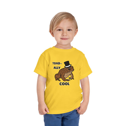 Toddler Sizes: Toad-ally Cool Toad Toddler Tee, Cute Kids Apparel, Fun T-Shirt for Birthdays, Gifts for Animal Lovers, Playful Summer Clothing
