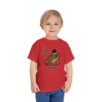Toddler Sizes: Toad-ally Cool Toad Toddler Tee, Cute Kids Apparel, Fun T-Shirt for Birthdays, Gifts for Animal Lovers, Playful Summer Clothing
