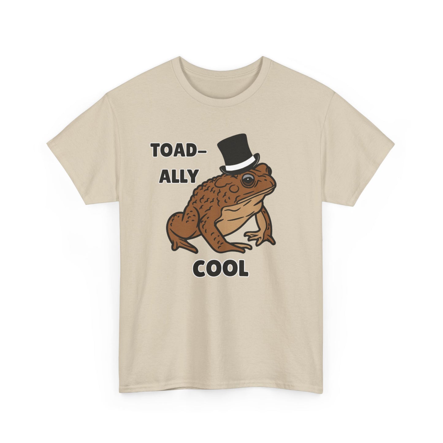 Adult Sizes: Toadally Cool Toad and Frog Tee, Unisex Cotton Shirt, Funny Frog Clothing, Gift for Nature Lovers, Casual Wear for Any Occasion