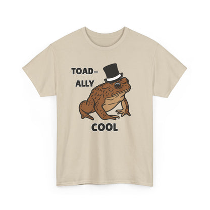 Adult Sizes: Toadally Cool Toad and Frog Tee, Unisex Cotton Shirt, Funny Frog Clothing, Gift for Nature Lovers, Casual Wear for Any Occasion