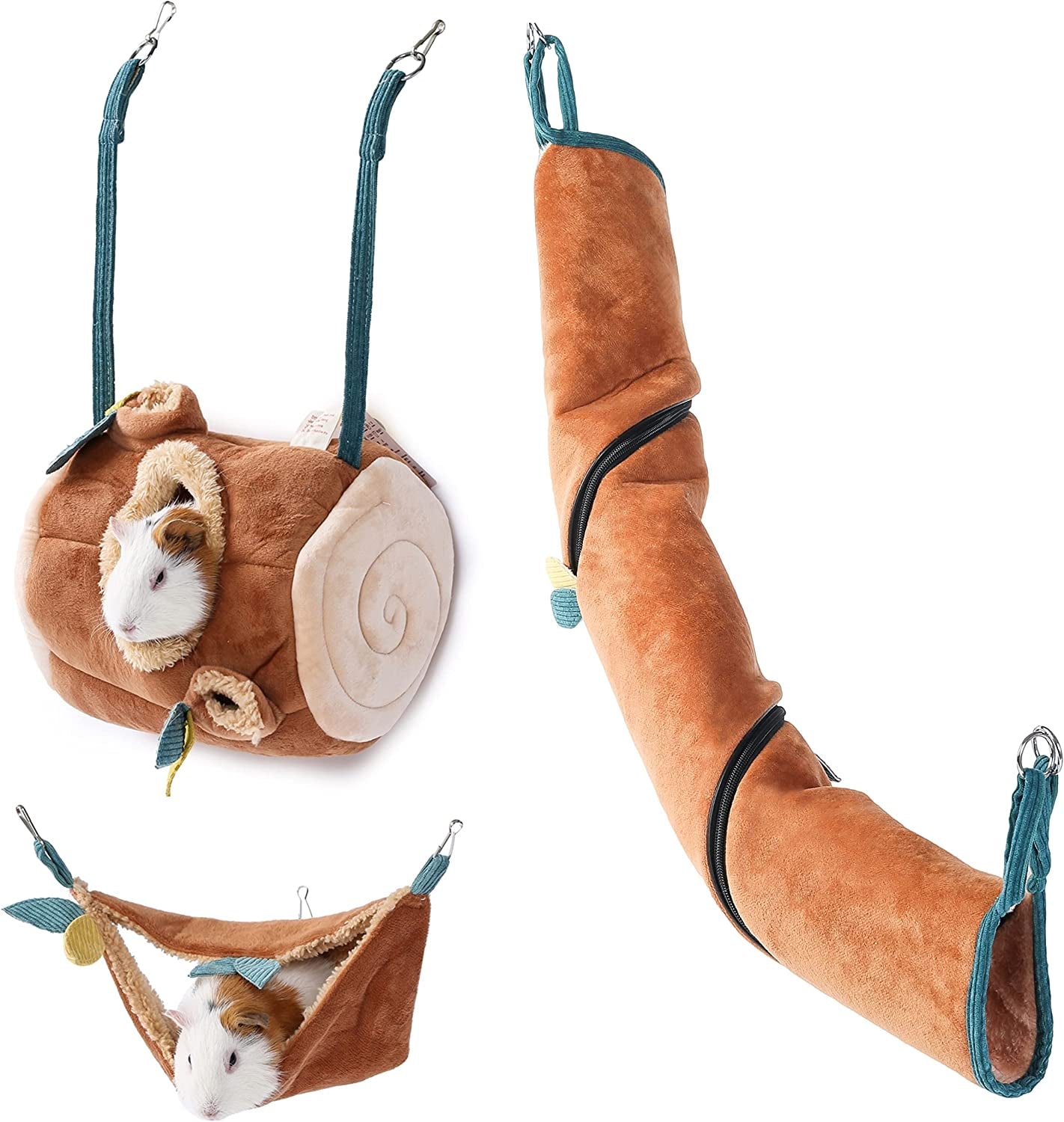 Hamster Hammock Rat Cage Accessories Hanging Bed for Guinea Pigs Rats Sugar Glider Squirrel Small Animals Chinchilla