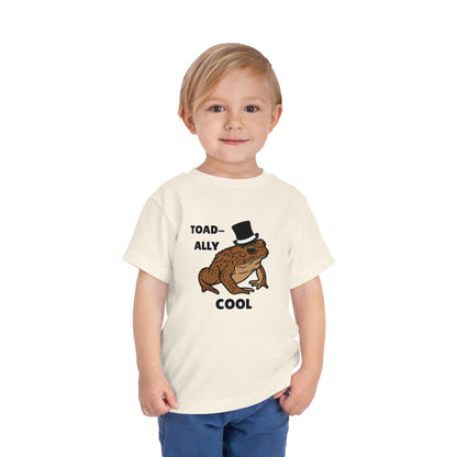 Toddler Sizes: Toad-ally Cool Toad Toddler Tee, Cute Kids Apparel, Fun T-Shirt for Birthdays, Gifts for Animal Lovers, Playful Summer Clothing