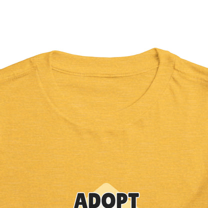 Toddler Sizes: Adopt Don't Shop Toddler Tee, Animal Rescue, Cute Animal Lover Shirt, Kids Apparel, Pet Adoption Awareness, Gift for Animal Lovers