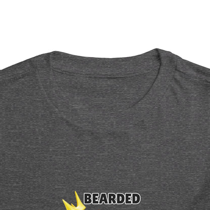 Toddler Sizes: Bearded & Brilliant Bearded Dragon Crown Toddler Tee - Fun Kids Reptile T-Shirt, Playdate Outfit, Unique Toddler Fashion, Cute Child's Clothing