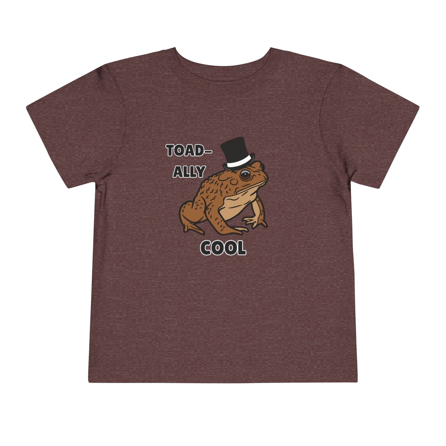 Toddler Sizes: Toad-ally Cool Toad Toddler Tee, Cute Kids Apparel, Fun T-Shirt for Birthdays, Gifts for Animal Lovers, Playful Summer Clothing