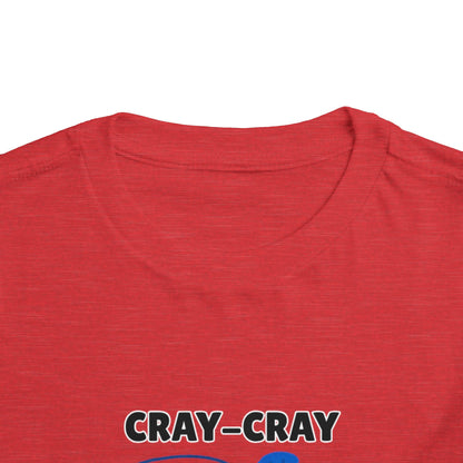 Toddler Sizes: Cray Cray All Day Crayfish Mini Lobster T-Shirt, Cray Cray All Day Tee, Blue Crayfish, Cute Kids Shirt, Funny Summer Shirt, Nautical Ocean Party Outfit, Gift for Little Ones