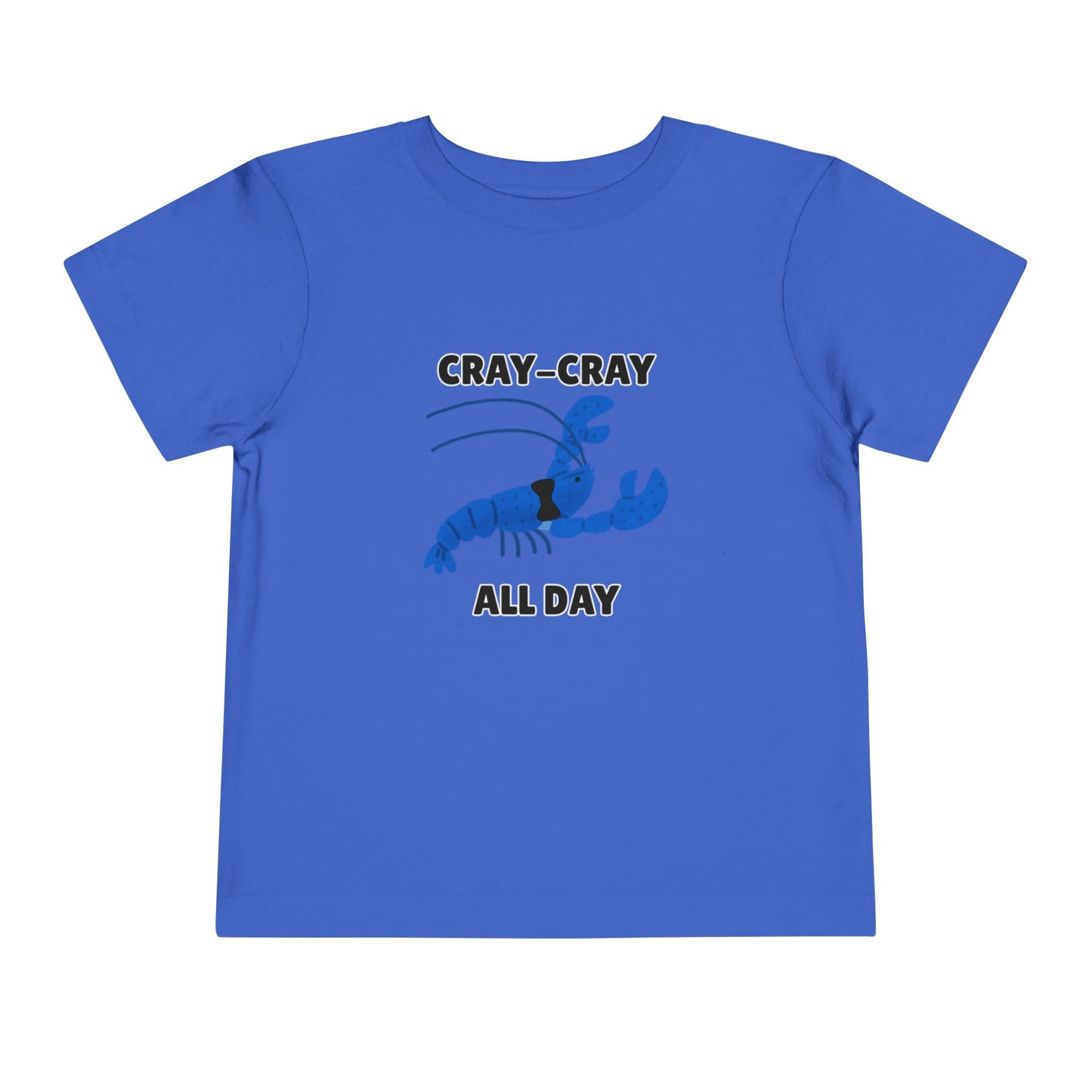 Toddler Sizes: Cray Cray All Day Crayfish Mini Lobster T-Shirt, Cray Cray All Day Tee, Blue Crayfish, Cute Kids Shirt, Funny Summer Shirt, Nautical Ocean Party Outfit, Gift for Little Ones