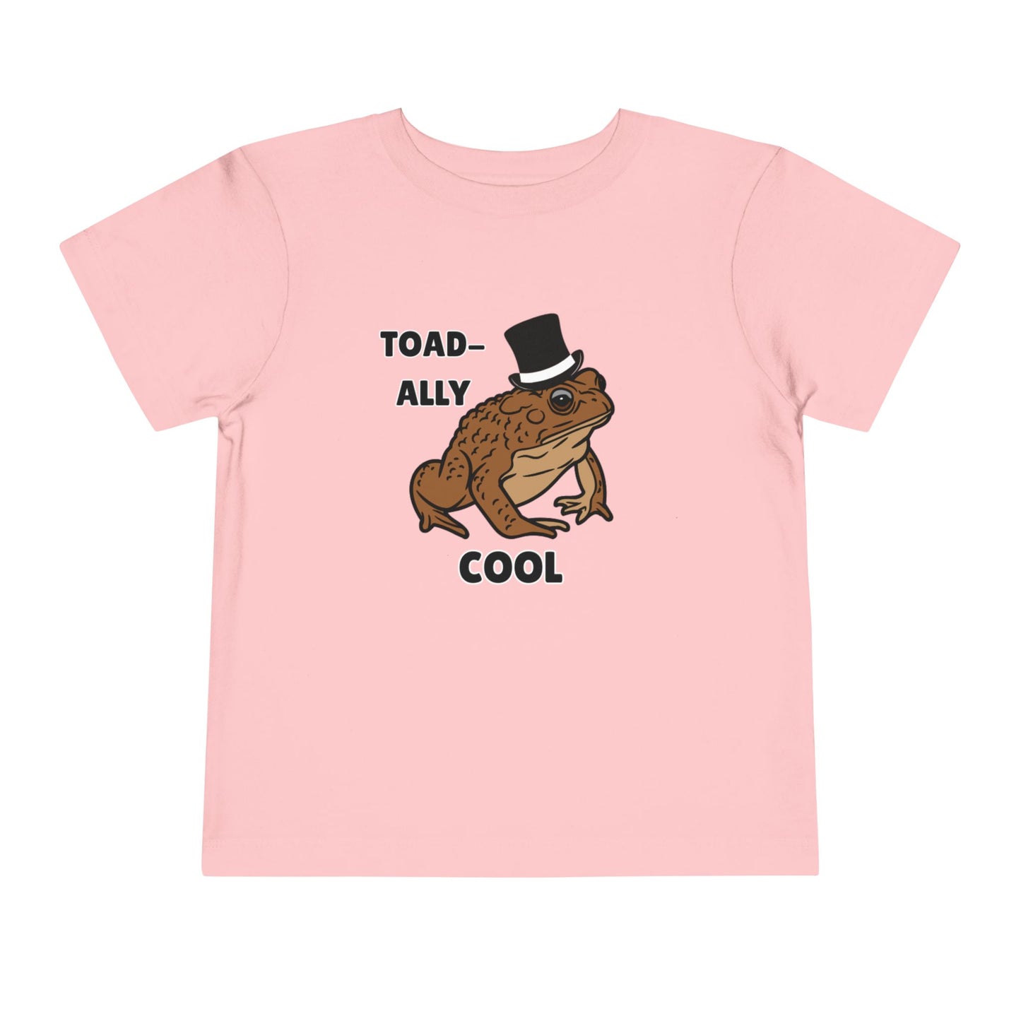 Toddler Sizes: Toad-ally Cool Toad Toddler Tee, Cute Kids Apparel, Fun T-Shirt for Birthdays, Gifts for Animal Lovers, Playful Summer Clothing