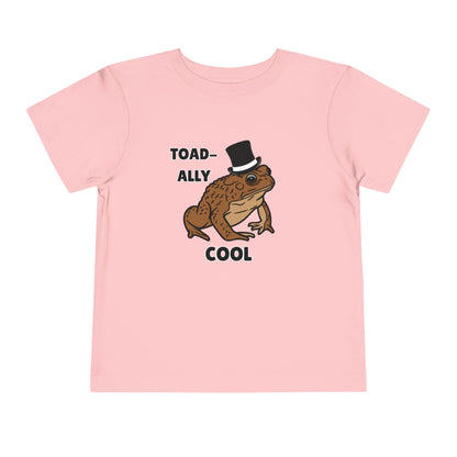 Toddler Sizes: Toad-ally Cool Toad Toddler Tee, Cute Kids Apparel, Fun T-Shirt for Birthdays, Gifts for Animal Lovers, Playful Summer Clothing