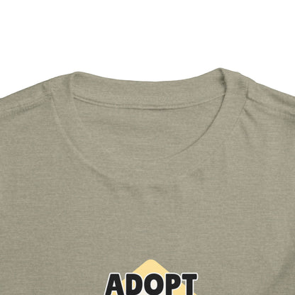 Toddler Sizes: Adopt Don't Shop Toddler Tee, Animal Rescue, Cute Animal Lover Shirt, Kids Apparel, Pet Adoption Awareness, Gift for Animal Lovers