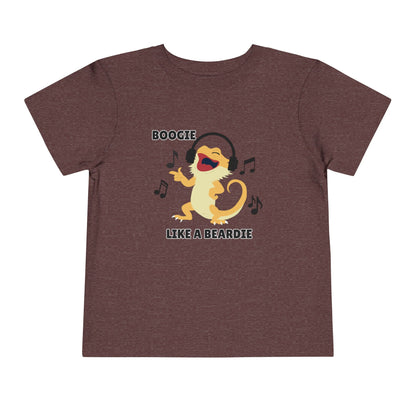 Toddler Sizes: Boogie like a Beardie Bearded Dragon Music Tee - Boogie Like A Beardie, Fun Kids T-Shirt, Playful Party Wear, Gift for Little Ones, Cute Summer Outfit