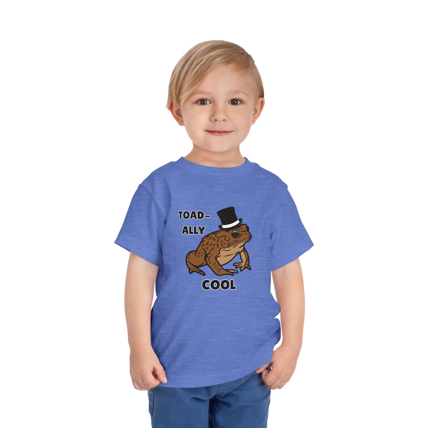 Toddler Sizes: Toad-ally Cool Toad Toddler Tee, Cute Kids Apparel, Fun T-Shirt for Birthdays, Gifts for Animal Lovers, Playful Summer Clothing