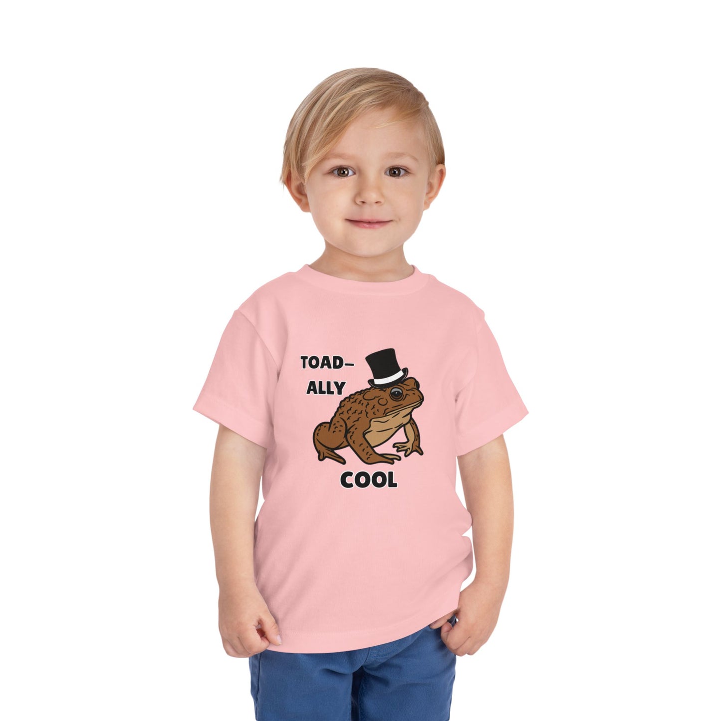 Toddler Sizes: Toad-ally Cool Toad Toddler Tee, Cute Kids Apparel, Fun T-Shirt for Birthdays, Gifts for Animal Lovers, Playful Summer Clothing