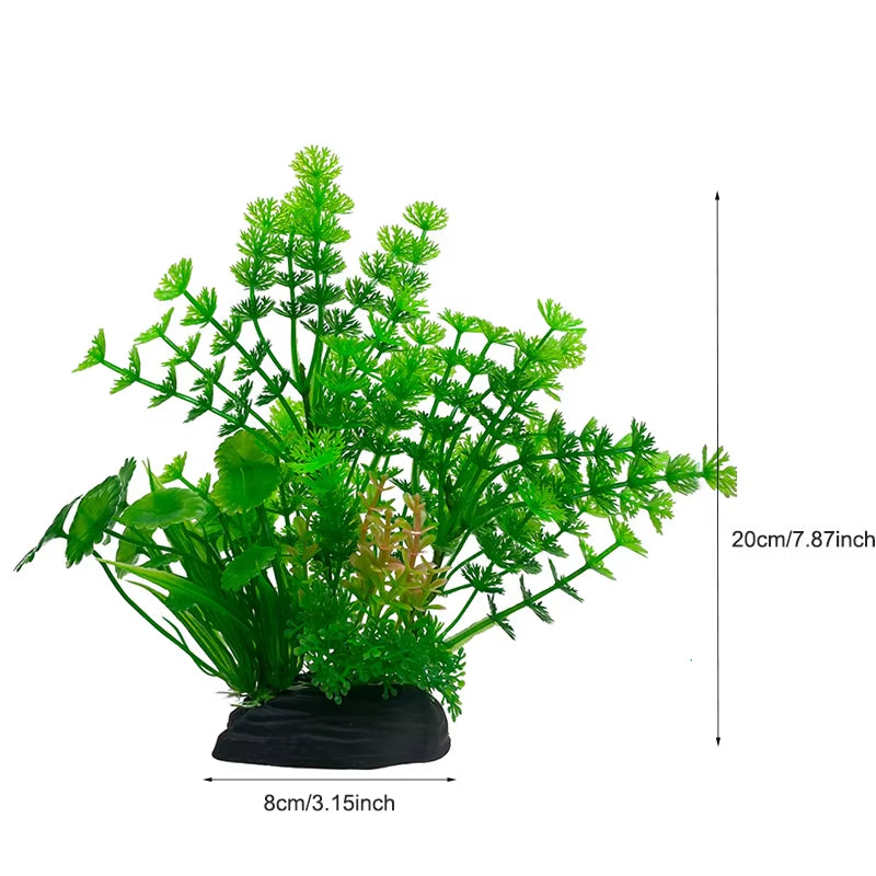 Artificial Aquarium Decor Plants Plastic Aquatic Plants Underwater Plants Aquarium Accessories 