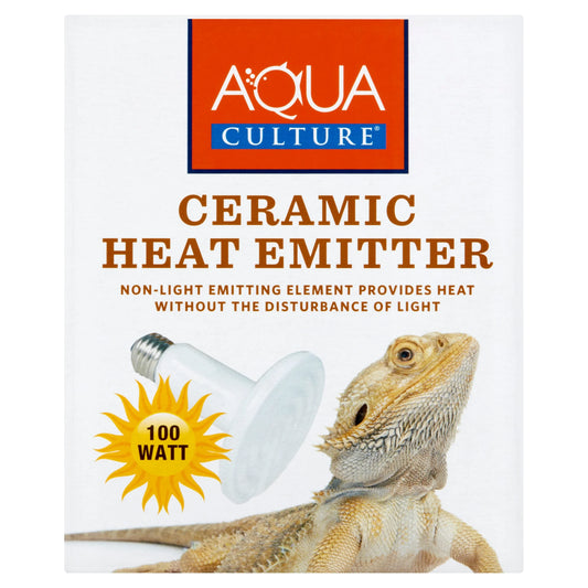 Ceramic Heat Emitter, Non-Light, 100 Watts