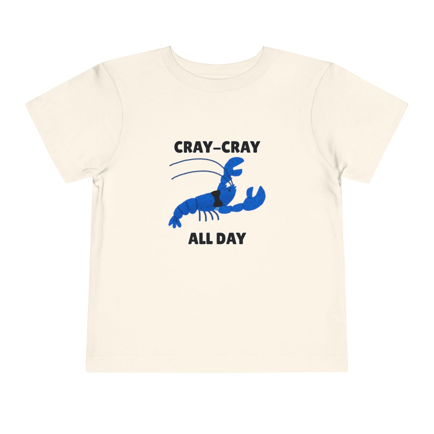 Toddler Sizes: Cray Cray All Day Crayfish Mini Lobster T-Shirt, Cray Cray All Day Tee, Blue Crayfish, Cute Kids Shirt, Funny Summer Shirt, Nautical Ocean Party Outfit, Gift for Little Ones