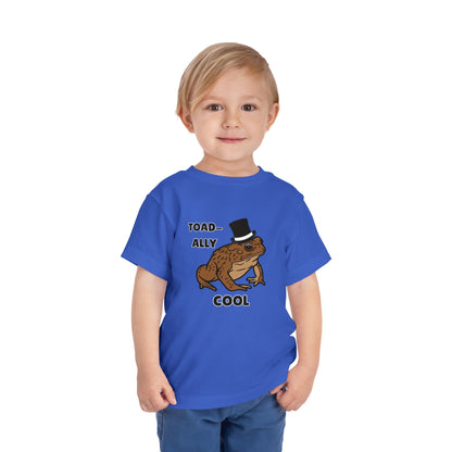 Toddler Sizes: Toad-ally Cool Toad Toddler Tee, Cute Kids Apparel, Fun T-Shirt for Birthdays, Gifts for Animal Lovers, Playful Summer Clothing