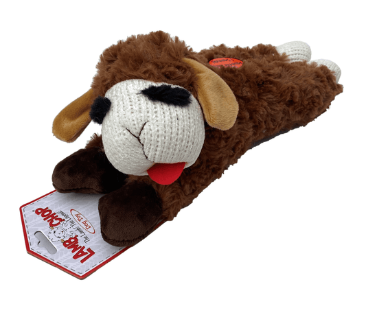 Lambchop Brown 10" with Squeaker Color:Brown Packs:Pack of 1