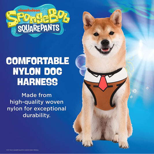 Spongebob Squarepants for Pets Dog Harness, Large | Large Dog Harness for Pets | Soft and Comfortable Dog Harness, Officially Licensed by  | Spongebob Dog Apparel & Accessories