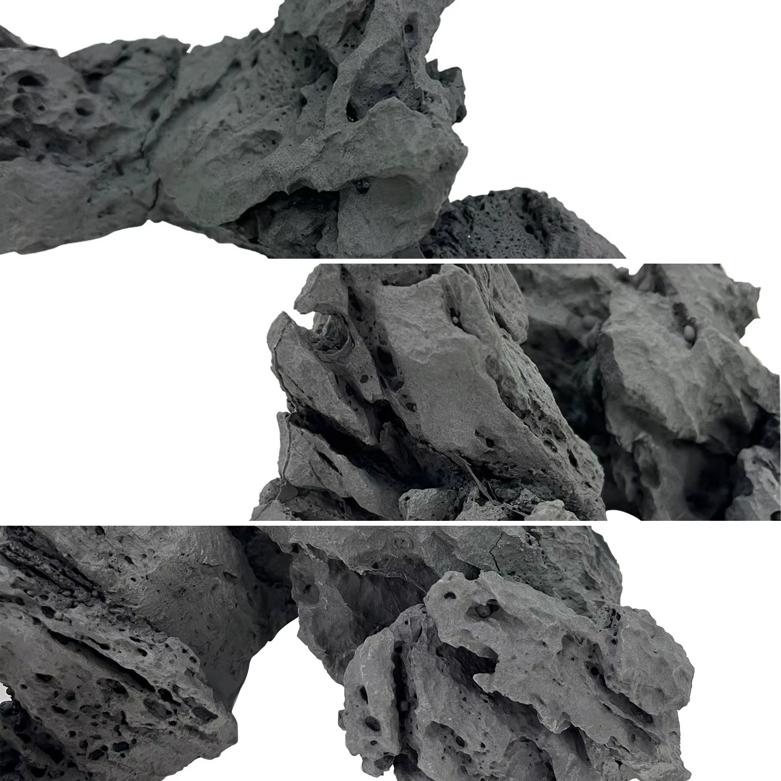FZONE Aquarium Resin Seiryu Stone Model PH Nature Aquarium Rocks for Aquascaping, Micro-Landscapes